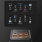 Power Bank 56000 mAh Veger Tank Boost (5001C) PD 130W fekete