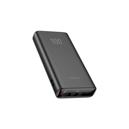 Power Bank 20000 mAh Veger T100 (W2032C) PD 100W fekete