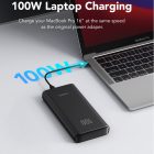 Power Bank 20000 mAh Veger T100 (W2032C) PD 100W fekete