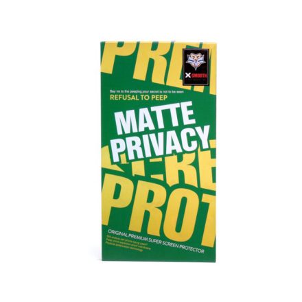 Betekintésgátló matt védőfólia iPhone XR/11 FMF Privacy fekete kerettel