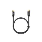 Töltő és adatkábel Type-C/Type-C csatlakozóval PD3.1 240W 1.2 méter Usams U82 SJ580 fekete