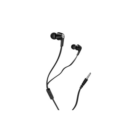 Vezetékes fülhallgató, headset 3,5 mm-es Jack csatlakozóval Borofone BM37 Noble fekete