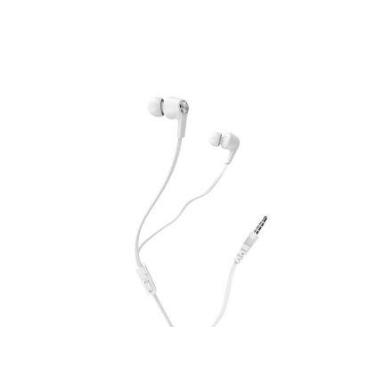 Vezetékes fülhallgató, headset 3,5 mm-es Jack csatlakozóval Borofone BM37 Noble fehér
