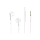 Vezetékes fülhallgató, headset 3,5 mm-es Jack csatlakozóval Borofone BM63 Melodic fehér