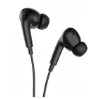Vezetékes fülhallgató, headset beépített DAC konverterrel Type-C csatlakozóval Borofone BM80 Pro fekete