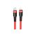 Töltő és adatkábel Type-C/Lightning csatlakozóval 1.2 méter PD20W Borofone BU35 Influence piros