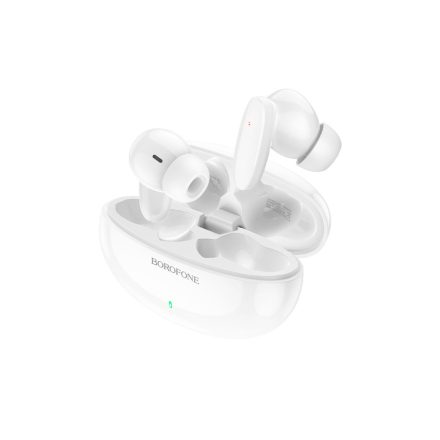 Bluetooth fülhallgató, headset Borofone BW19 Wonderful TWS fehér