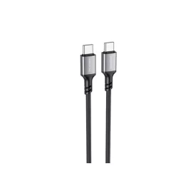   Töltő és adatkábel Type-C/Type-C csatlakozóval 60W 3A 1 méter Borofone BX83 Famous fekete