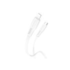 Töltő és adatkábel Type-C/Lightning csatlakozóval 1 méter PD 20W Borofone BX85 fehér