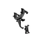 Visszapillantó tükörre rögzíthető autós telefontartó Borofone BH49 Roller fekete