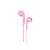 Vezetékes fülhallgató, headset 3,5 mm-es Jack csatlakozóval Hoco M39 Rhyme pink