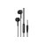 Vezetékes fülhallgató, headset 3,5 mm-es Jack csatlakozóval Hoco M82 La Musique fekete