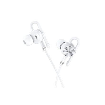 Vezetékes fülhallgató, headset 3,5 mm-es Jack csatlakozóval Hoco M84 Perfection fehér