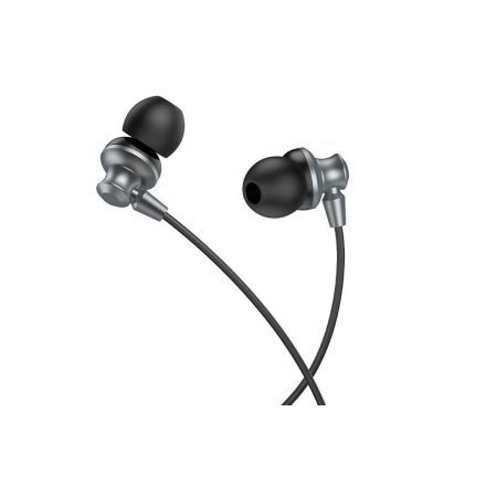 Vezetékes fülhallgató, headset 3,5 mm-es Jack csatlakozóval Hoco M98 Delighted Grafit