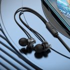 Vezetékes fülhallgató, headset 3,5 mm-es Jack csatlakozóval Hoco M98 Delighted Grafit