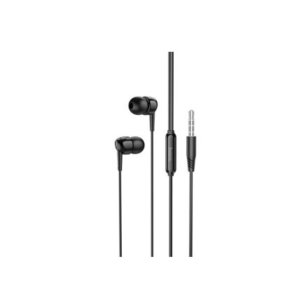 Vezetékes fülhallgató, headset 3,5 mm-es Jack csatlakozóval Hoco M99 Celestial fekete