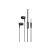 Vezetékes fülhallgató, headset 3,5 mm-es Jack csatlakozóval Hoco M99 Celestial fekete