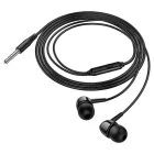 Vezetékes fülhallgató, headset 3,5 mm-es Jack csatlakozóval Hoco M99 Celestial fekete