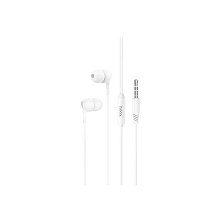 Vezetékes fülhallgató, headset 3,5 mm-es Jack csatlakozóval Hoco M99 Celestial fehér