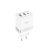 Hálózati töltő 3 portos (30W 1 Type-C/2 USB)  Hoco N21 Pro Tourer fehér