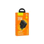 Hoco N29 Triumph 35W dupla C fekete