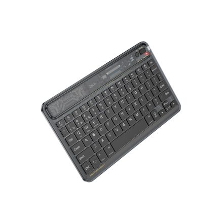Bluetooth billentyűzet (angol) Hoco S55 Transparent Discovery fekete