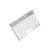 Bluetooth billentyűzet (angol) Hoco S55 Transparent Discovery fehér