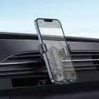 Szellőzőrácsra rögzíthető autós telefontartó Borofone BH74 Rock Air Gravity fekete