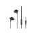 Vezetékes fülhallgató, stereo headset 3.5 mm Jack csatlakozóval XO EP58 Mommy Slanted fekete