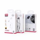 Vezetékes fülhallgató, stereo headset 3.5 mm Jack csatlakozóval XO EP58 Mommy Slanted fekete