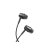 Vezetékes fülhallgató, stereo headset 3.5 mm Jack csatlakozóval XO EP57 Crown fekete