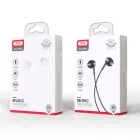 Vezetékes fülhallgató, stereo headset XO EP52 Metal 3.5 mm-es Jack csatlakozóval fekete