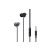 Vezetékes fülhallgató, stereo headset XO EP53 Metal 3.5 mm-es Jack csatlakozóval fekete