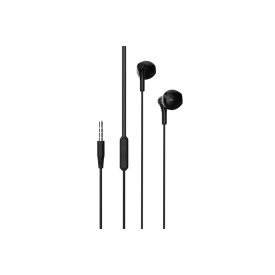   Vezetékes fülhallgató, stereo headset XO EP39 Half 3.5 mm-es Jack csatlakozóval fekete