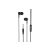 Vezetékes fülhallgató, stereo headset XO EP37 3.5 mm-es Jack csatlakozóval fekete