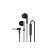 Vezetékes fülhallgató, stereo headset XO EP30 3.5 mm-es Jack L alakú csatlakozóval fekete