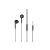 Vezetékes fülhallgató, stereo headset XO EP28 3.5 mm-es Jack csatlakozóval fekete