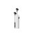 Vezetékes fülhallgató, stereo headset XO EP22 3.5 mm-es Jack csatlakozóval fekete