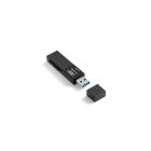 SD/MicroSD memóriakártya olvasó USB 3.0 XO DK05B fekete