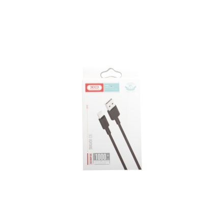 Töltő és adatkábel Lightning csatlakozóval 2A 1 méter XO NB156 fekete