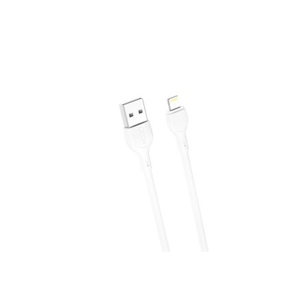 Töltő és adatkábel USB/Lightning csatlakozóval XO NB200 2.1A 1 méter fehér