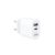 Dupla portos USB/Type-C hálózati töltő XO L97 fehér