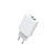 Dupla USB portos 2.4A hálózati töltő XO L85C fehér