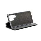 Smart Diva ívelt mágneses oldalra nyíló tok Samsung Galaxy S23 Ultra S918 fekete