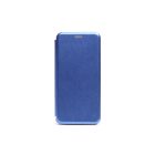 Smart Diva fliptok Samsung Galaxy A34 5G oldalra nyíló mágneses telefontok ívelt sarkokkal kék