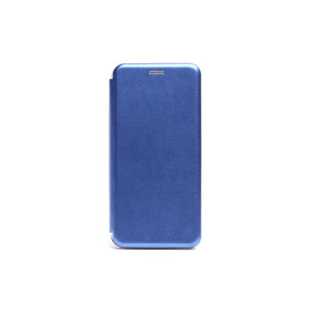 Smart Diva fliptok Samsung Galaxy A34 5G oldalra nyíló mágneses telefontok ívelt sarkokkal kék