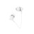 Vezetékes fülhallgató, headset 3,5 mm-es Jack csatlakozóval Borofone BM74 Singer fehér