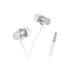 Vezetékes fülhallgató, headset 3,5 mm-es Jack csatlakozóval Borofone BM73 Platinum ezüst
