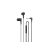 Vezetékes fülhallgató, headset 3,5 mm-es Jack csatlakozóval Hoco M102 Ingenious fekete