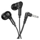 Vezetékes fülhallgató, headset 3,5 mm-es Jack csatlakozóval Hoco M102 Ingenious fekete